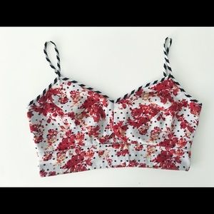 Fun Patterned Crop Top